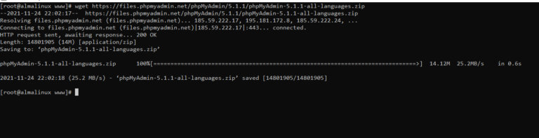 How Install phpMyAdmin on AlmaLinux 8 (best Method) - Dade2